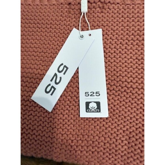 525 AMERICA Born in BKLYN Terracotta Tan Boho Knit Tassle Tie Halter Top XS Beac - Picture 6 of 13